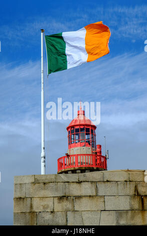 Irische Flagge Stockfoto