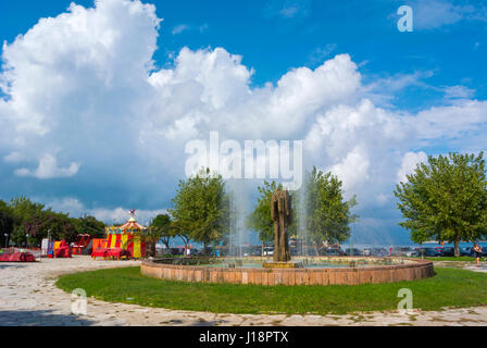 Alten Hafen Platz, Korfu, Griechenland Stockfoto