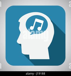 Menschen gestalten. Media-Symbol. Isolierte Illustration, Vektor Stock Vektor