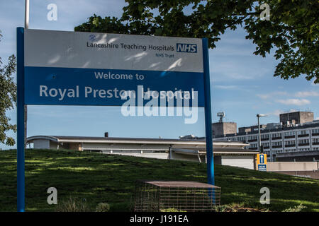 Königliches Preston Spital, Preston, Lancashire Vereinigtes Königreich 2. September 2016 Stockfoto