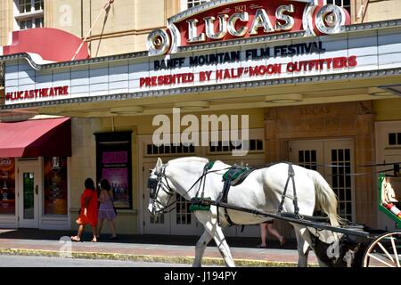 Historische 20er Jahre wiederbelebt Lucas Theater Savannah, Georgia Stockfoto