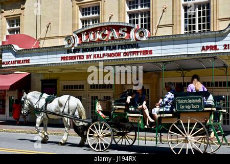 Historische 20er Jahre wiederbelebt Lucas Theater Savannah, Georgia Stockfoto