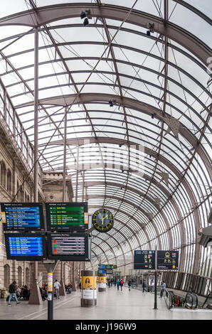 Bahnhof - Straßburg, Bahnhof Stockfoto