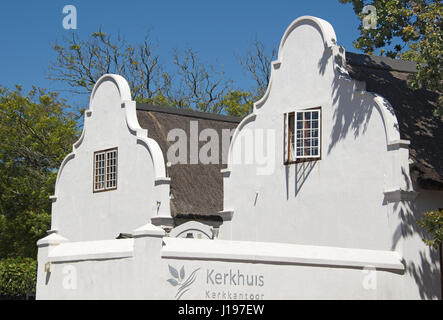 Niederländische Satteldach Kerkhuis Church House Stellenbosch Western Cape Südafrika Stockfoto