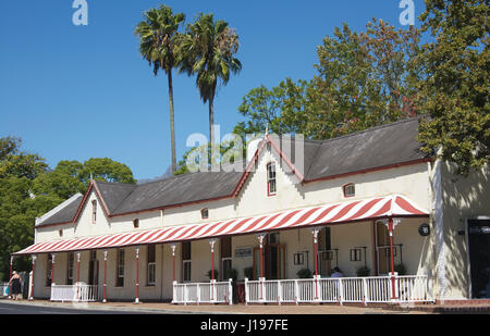 Alte Gebäude nun Fett Metzger Restaurant Stellenbosch Western Cape Südafrika Stockfoto