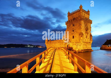 Turm von Belem, Lissabon, Porugal Stockfoto