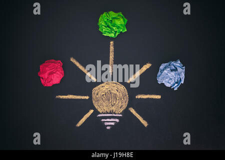 Neues Konzept, tolle Idee. Innovation-Konzept. Stockfoto