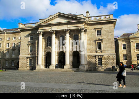 Trinity College Universitätskapelle, Stadt von Dublin, Irland, Republik Irland Stockfoto