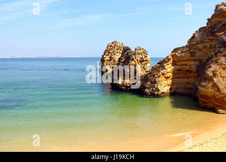 Camilo Strand (Praia Do Camilo) in Lagos, Algarve, Portugal Stockfoto