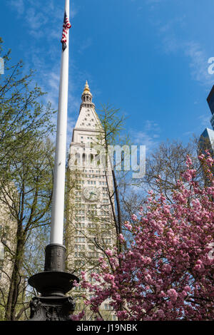 Madison Square Park im Frühling, NYC, USA Stockfoto
