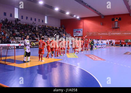 Tatran Stresovice vs. Technologie Mlada Boleslav Stockfoto