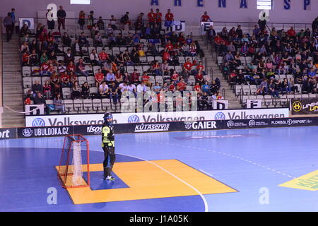 Tatran Stresovice vs. Technologie Mlada Boleslav Stockfoto