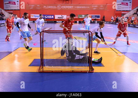 Tatran Stresovice vs. Technologie Mlada Boleslav Stockfoto