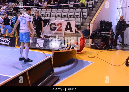 Tatran Stresovice vs. Technologie Mlada Boleslav Stockfoto