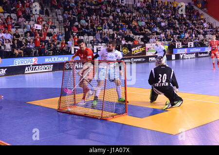 Tatran Stresovice vs. Technologie Mlada Boleslav Stockfoto