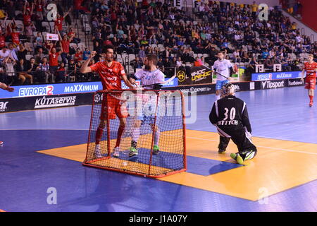 Tatran Stresovice vs. Technologie Mlada Boleslav Stockfoto