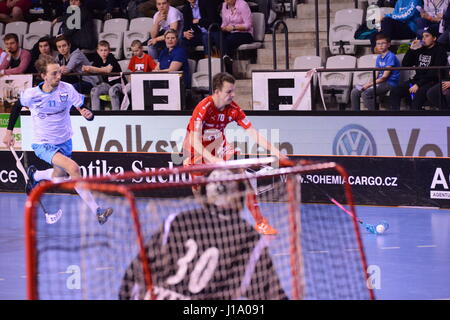 Tatran Stresovice vs. Technologie Mlada Boleslav Stockfoto