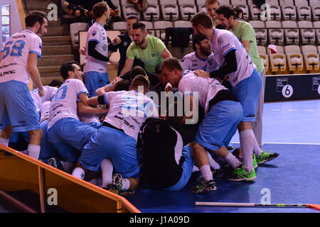 Tatran Stresovice vs. Technologie Mlada Boleslav Stockfoto