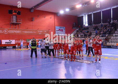 Tatran Stresovice vs. Technologie Mlada Boleslav Stockfoto