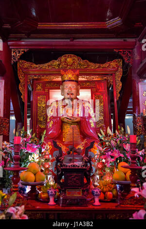 Detail vom Tempel der Literatur in Hanoi, Vietnam Stockfoto