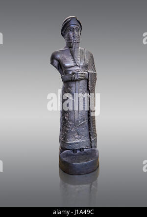 Statue von Puzur-Ishtar Shakkanakku (militärische Gouverneur oder Prinz ca. 2050 v. Chr.)) von Mari von Akkad Könige ernannt. Pergamon-Museum, Berlin Stockfoto