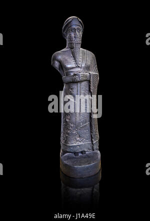 Statue von Puzur-Ishtar Shakkanakku (militärische Gouverneur oder Prinz ca. 2050 v. Chr.)) von Mari von Akkad Könige ernannt. Pergamon-Museum, Berlin Stockfoto