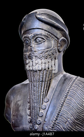 Statue von Puzur-Ishtar Shakkanakku (militärische Gouverneur oder Prinz ca. 2050 v. Chr.)) von Mari von Akkad Könige ernannt. Pergamon-Museum, Berlin Stockfoto