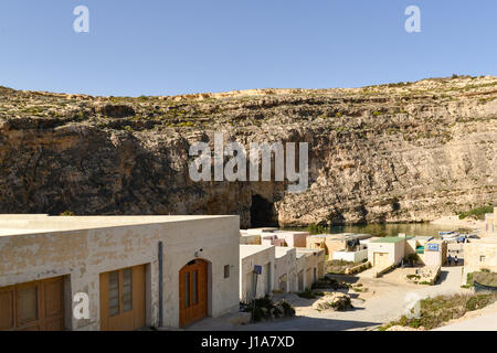 Binnenmeer, Qawra, Dwejra Bay, Gozo, Malta Stockfoto