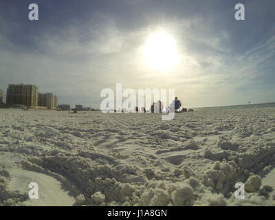 weißen Sand-Strand der pass eines Grill Florida usa Stockfoto