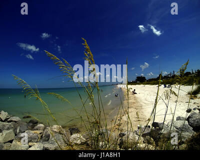 weißen Sand-Strand der pass eines Grill Florida usa Stockfoto