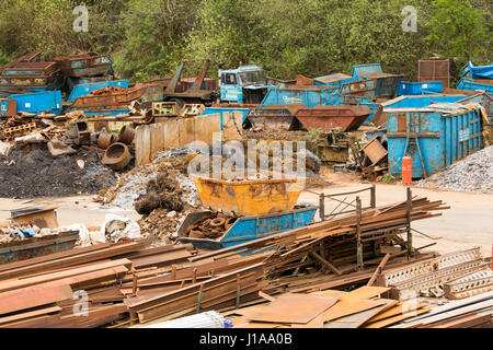 Schrott-Metall-Yard Stockfoto