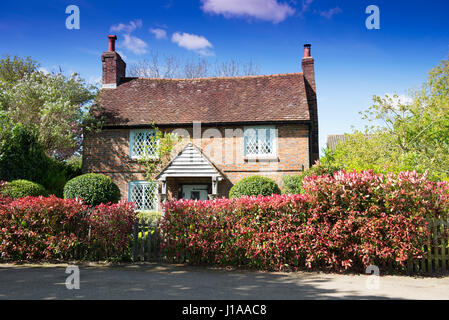 Ein Ferienhaus in Dorf Wisborough Green, West Sussex, Großbritannien Stockfoto