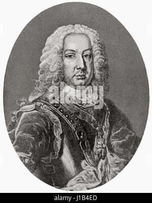 Francis I, 1708 – 1765.  Kaiser des Heiligen Römischen Reiches und Großherzog der Toskana.  Von Hutchinson Geschichte der Nationen veröffentlicht 1915 Stockfoto