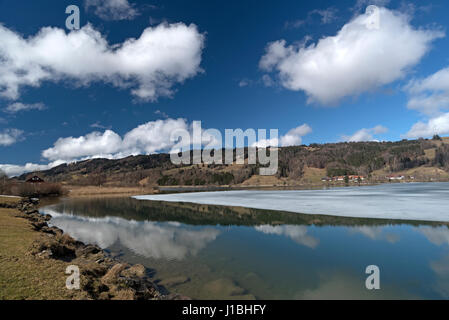 Alpsee, einem See im Oberallgäu, Süddeutschland Stockfoto