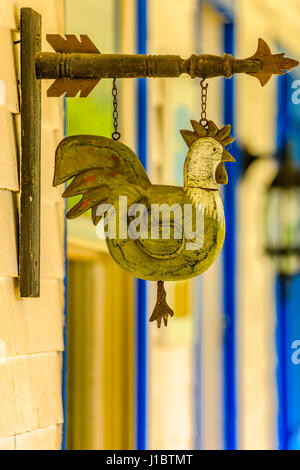 Huhn-Zeichen in Prince Edward Island, Canada Stockfoto