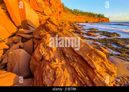 Cavendish Beach in Prince Edward Island, Canada Stockfoto