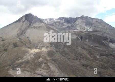 Vulkan Mount St. Helens aus der Luft Stockfoto