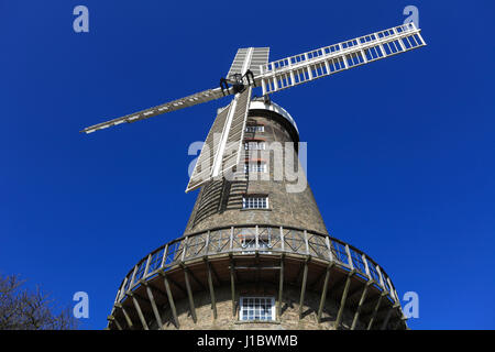 Moulton Turm Windmühle, Moulton Dorf, Lincolnshire, England Stockfoto