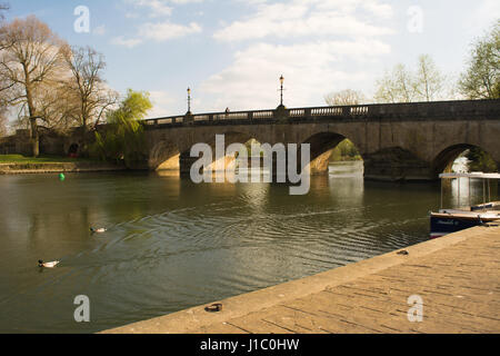 Brücke von Wallingford, Oxfordshire, Vereinigtes Königreich Stockfoto