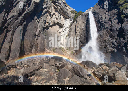 Yosemite ist eines der ersten ausgewiesenen Nationalparks in den Vereinigten Staaten Stockfoto