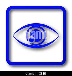 Augen-Symbol. Auge-Webseite-Symbol auf weißem Hintergrund. Stockfoto