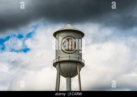 Lucky Strike Wasserturm Stockfoto