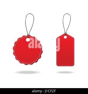 Vektor Verkauf Tags / Etiketten Stock Vektor