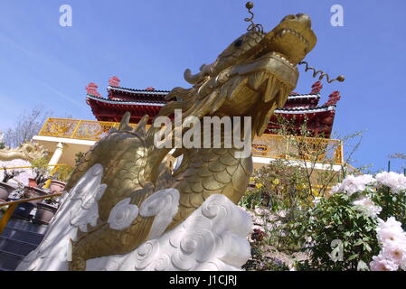 Tien Minh Pagode: ein Insolit buddhistische Heiligtum in die Capitale des Gaules, Lyon Stockfoto