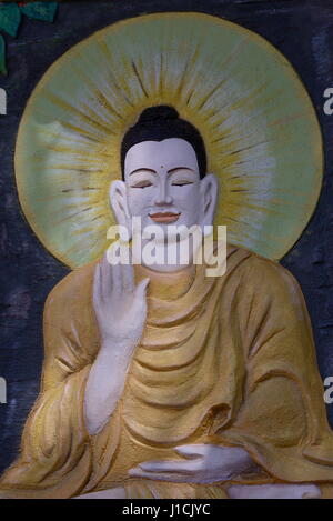 Tien Minh Pagode: ein Insolit buddhistische Heiligtum in die Capitale des Gaules, Lyon Stockfoto