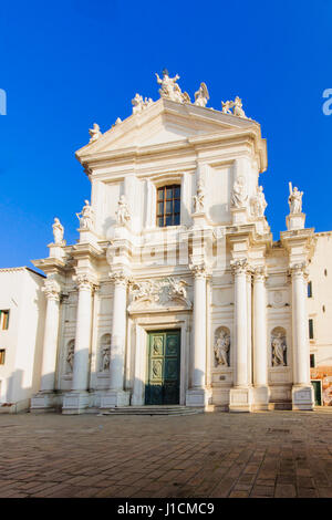 Die Kirche Santa Maria Assunta, bekannt als ich Gesuiti in Cannaregio, Venedig, Veneto Stockfoto