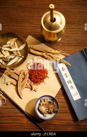 traditionelle chinesische Medizin Stockfoto