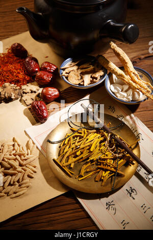 traditionelle chinesische Medizin Stockfoto