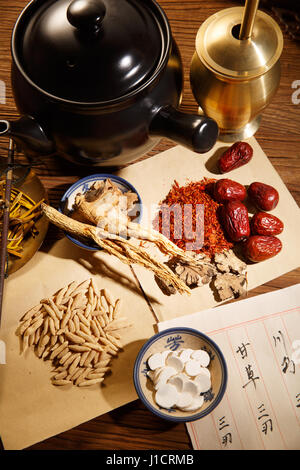 traditionelle chinesische Medizin Stockfoto