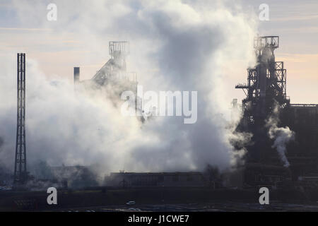 Port Talbot Steel Works, South Wales, Australia Stockfoto